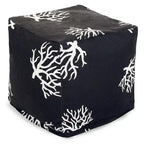 Coral Indoor / Outdoor Ottoman Pouf Cube