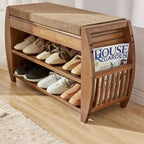 Multi-Tier Simple Shoe Rack, Shoe Changing Bench, Shoe Cabinet Combination, Multifunctional Storage Bench