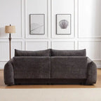 90 comfortable sofa with 2 cushions and 2 ball pillows