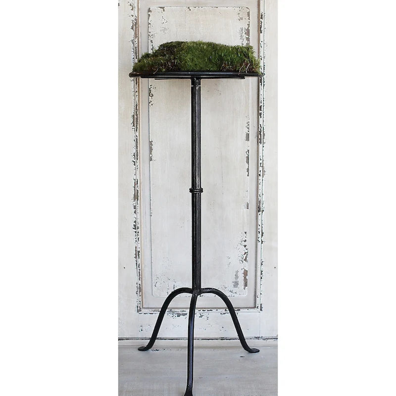 Round Metal Drink Table