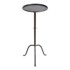 Round Metal Drink Table