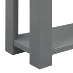 Console Table/Sofa Table with Storage Drawers and Bottom Shelf for Entryway Hallway