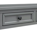 Console Table/Sofa Table with Storage Drawers and Bottom Shelf for Entryway Hallway