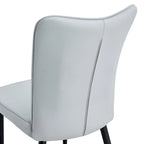 Modern Dining Chairs Set of 4 PU Leather Kitchen Upholstered Chairs