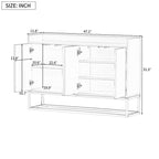 Modern Sideboard Elegant Buffet Cabinet with Large Storage Space