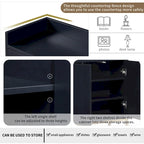 Modern Sideboard Elegant Buffet Cabinet with Large Storage Space
