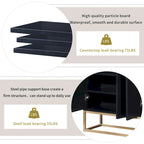 Modern Sideboard Elegant Buffet Cabinet with Large Storage Space