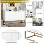 Modern Sideboard Elegant Buffet Cabinet with Large Storage Space