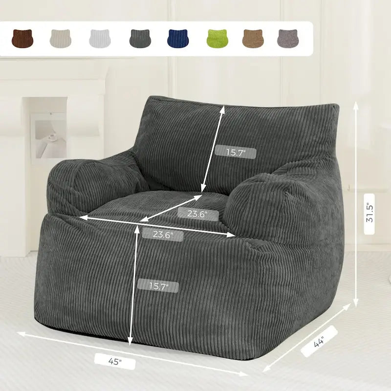 Big Stuffed Lazy Sofa Bean Bag Chair