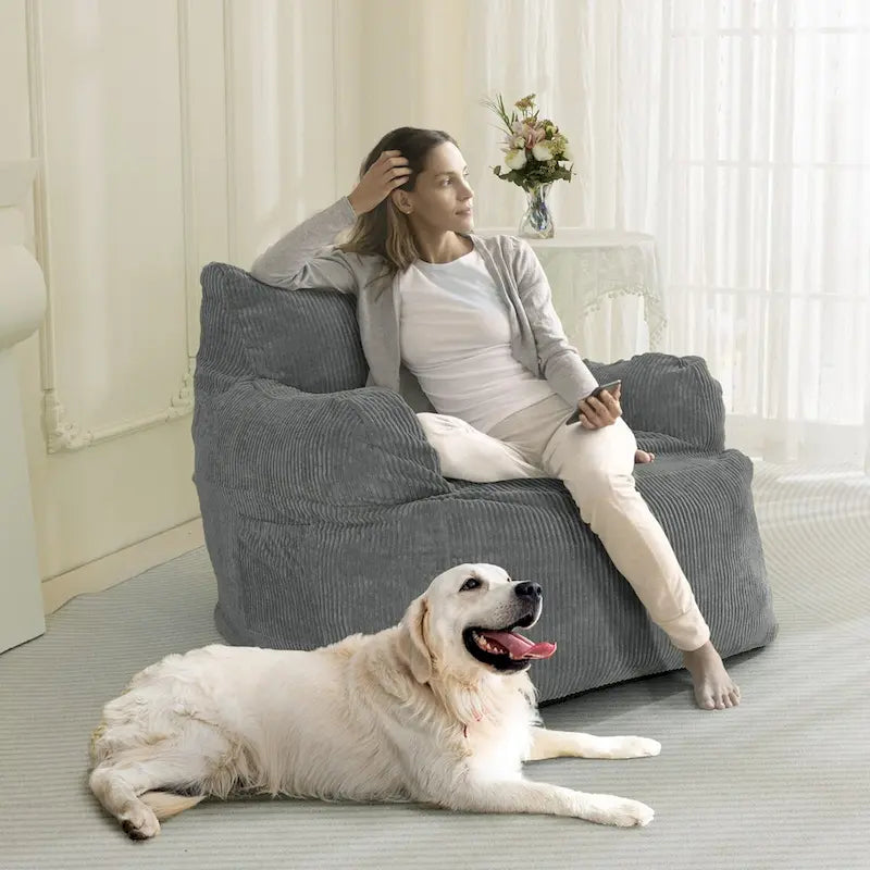 Big Stuffed Lazy Sofa Bean Bag Chair