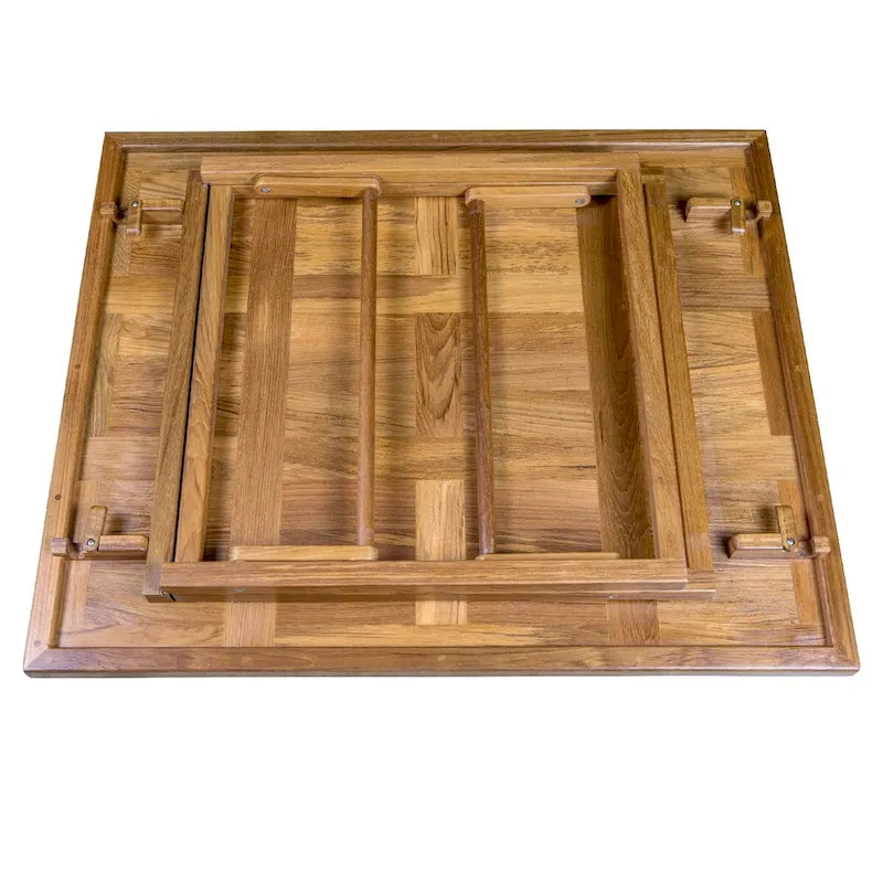 Teak Puzzle Table
