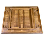 Teak Puzzle Table