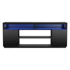 68 Modern Black Rectangular RGB LED TV Stand Media Console for up to 75 TV