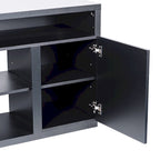68 Modern Black Rectangular RGB LED TV Stand Media Console for up to 75 TV