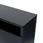 68 Modern Black Rectangular RGB LED TV Stand Media Console for up to 75 TV